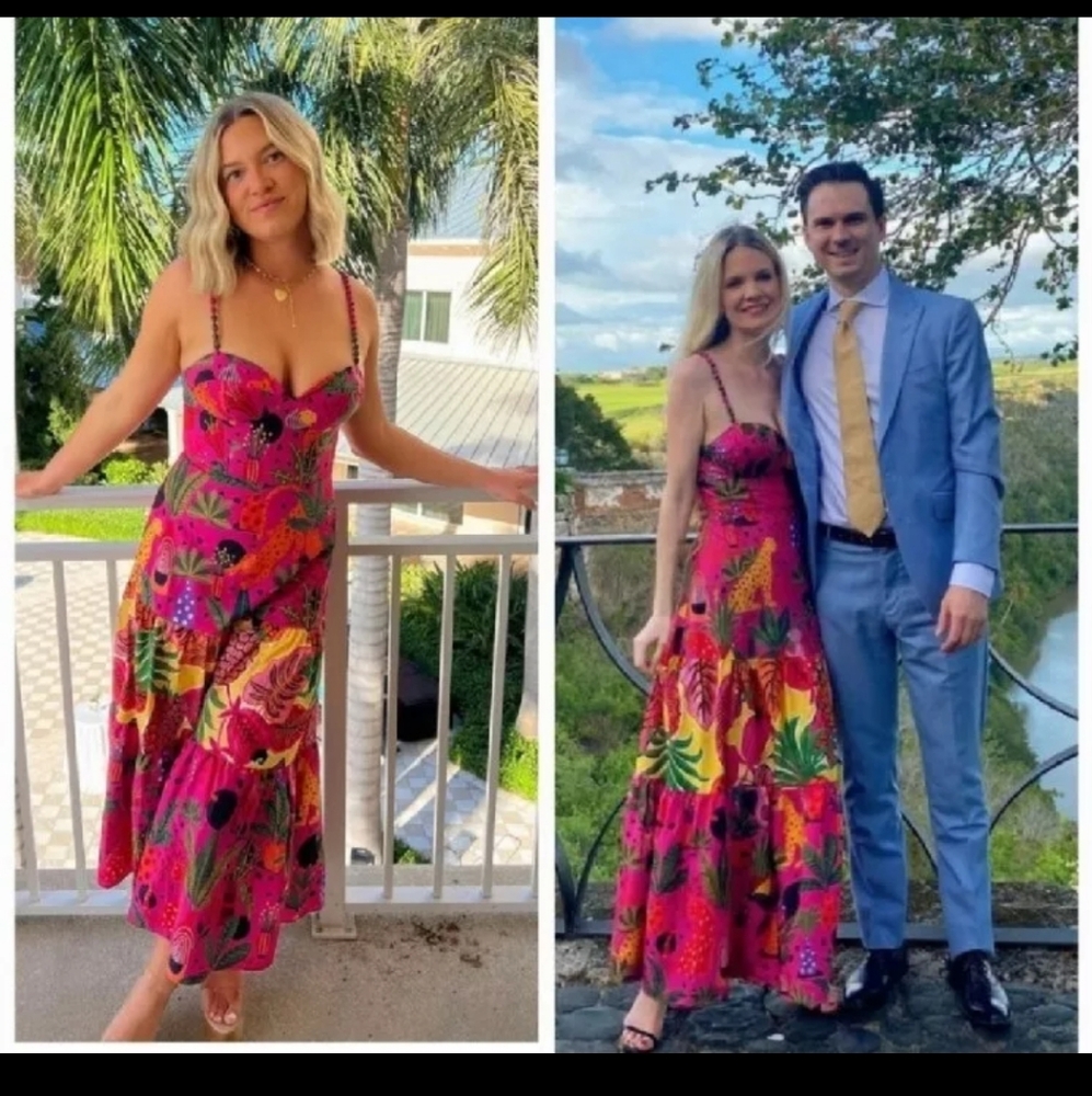 Farm Rio Leopard Pop Maxidress - Picture 4 of 5